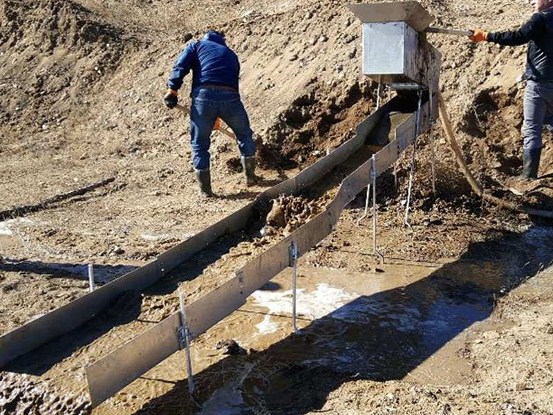 Máquina de minería de oro aluvial de minería de oro Pango de oro de oro