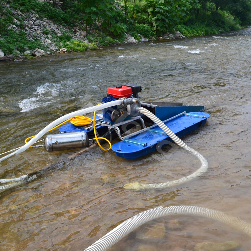 Mini Potencia de minería de succión de oro portátil Draqueo de jet río para oro