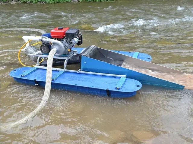 ¿Qué hace que el mini dragado de oro portátil se destaque?